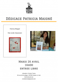Dédicace de Patricia Maigné