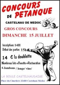 MEGA CONCOURS DE PETANQUE