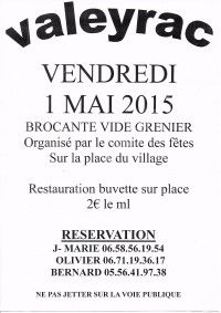 Brocante du Comité des fêtes de Valeyrac