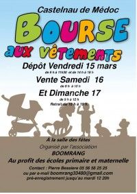 Bourse aux Vêtements Eté 2019