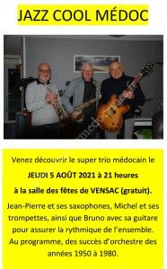 Concert : Jazz Cool Médoc