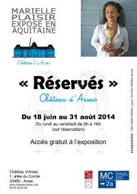 Marielle Plaisir expose en Aquitaine : Réservés
