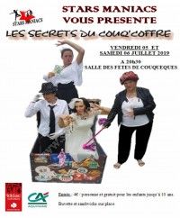 Spectacle Stars Maniacs - Les secrets du couq'coffre