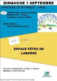 Concours de pétanque