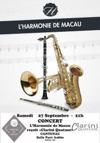 Concert du Quatuor Clarini