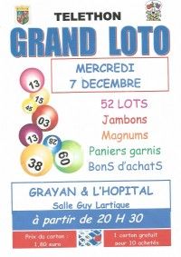 Loto au Profit du Téléthon
