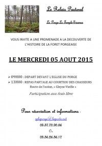 Promenade Découverte de l'histoire de la forêt du Porge