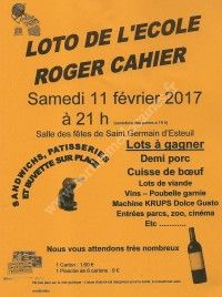 LOTO ECOLE ROGER CAHIER