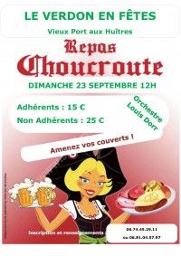 Repas Choucroute