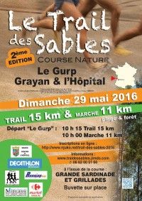 Trail des Sables 2016 : 2ème édition