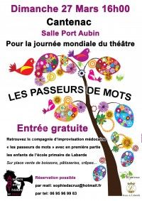 Spectacle d'impro pour la journée mondiale du théâtre