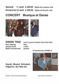 Concert Musique et Danse Swiss Trio