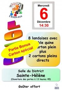 LOTO DE NOEL DE LESQUIJEUX