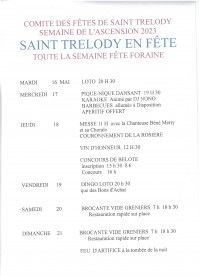 Saint Trélody en Fêtes de l'Ascension