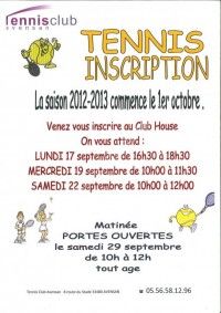 Portes Ouvertes Tennis Club