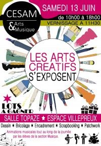 Cesam Les arts créatifs s'exposent