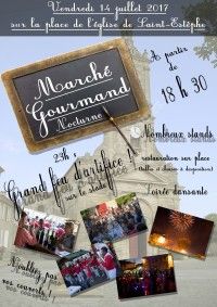 Marché gourmand nocturne