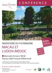 Conférence : inventaire du patrimoine Ludon-Médoc et Macau