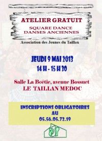 ATELIER GRATUIT DE DANSES ANCIENNES & SQUARE DANCE