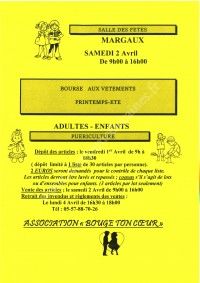 Bourse aux vêtements printemps été 2016