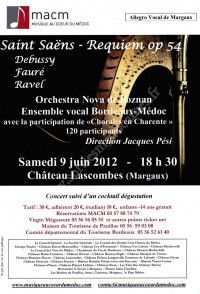 Orchestre Nova de Poznan et ensemble vocal Bordeaux