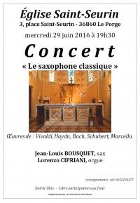 Concert Le Saxophone Classique