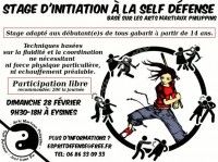 Stage d'Initiation à la Self Défense