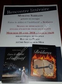 Rencontre Littéraire avec Myrlène Sarrazin