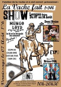 La vache fait son show