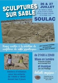 Sculptures sur sable