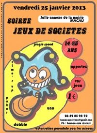Soirée Jeux de sociétés