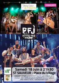 Concert Les P'tits Fils de Jeanine