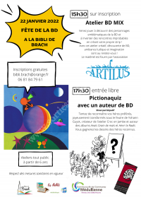 La bibli de Brach fête la BD pour les Nuits de la Lecture 2022