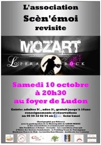 Scèn'émoi Revisite Mozart, l'Opéra Rock