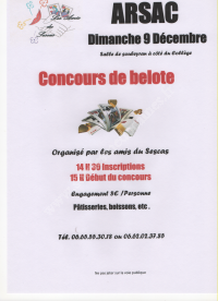 Concours de belote