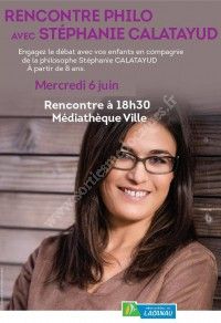 Rencontre Philo avec Stéphanie Calatayud