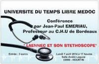 Conférence du Professeur EMERIAU : Laennec et son Stéthoscope
