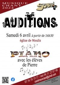 AUDITION DE PIANO