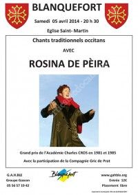 Concert Rosina De Pèira