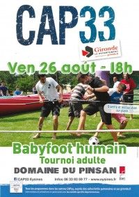 CAP 33 - Tournoi de baby-foot humain