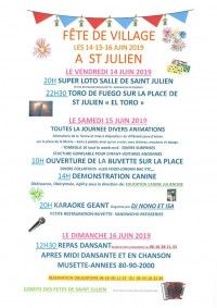 Fête de Village à Saint-Julien
