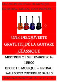 Découverte de la Guitare Classique