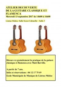Découverte de la Guitare Classique & Flamenca