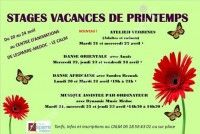 Stage Vacances de Printemps