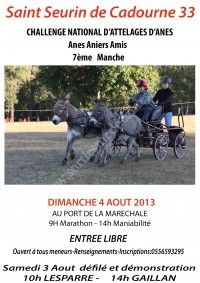 Challenge National d'Attelages d'Anes