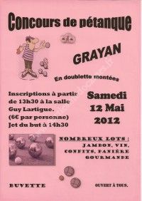 Concours Pétanque