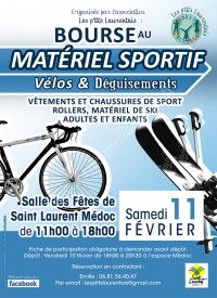 Bourse au Matériel Sportif, vélos et déguisements