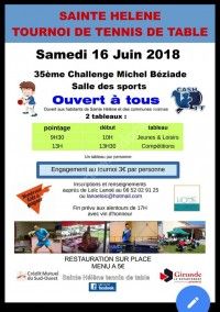 Tournoi de Tennis de Table