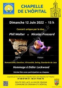  Concert : Nicolas Frossard & Phil Walter