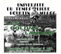 Conférence Les colons landais